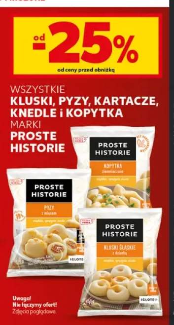Kluski, pyzy, kartacze, knedle i kopytka marki Proste Historie +3 warianty