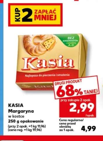 Margaryna w kostce Kasia