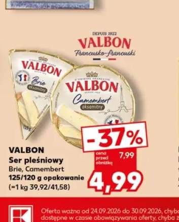 Ser pleśniowy Brie Valbon +1 wariant