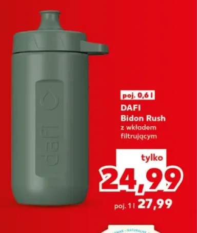 Bidon Rush z wkładem filtrującym 0,6 l Dafi +1 wariant