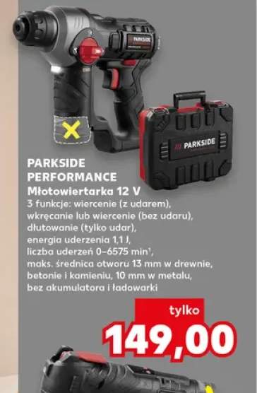 Młotowiertarka Parkside Performance
