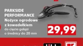Nożyce ogrodowe z kowadełkiem Parkside Performance