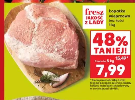 Łopatka wieprzowa bez kości