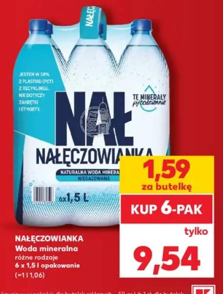 Woda mineralna Nałęczowianka 6-pak 1,5 l
