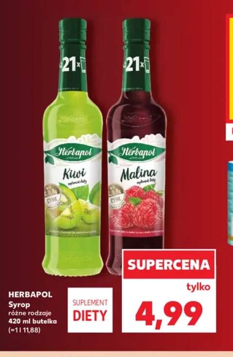 Syrop Herbapol Kiwi +1 wariant