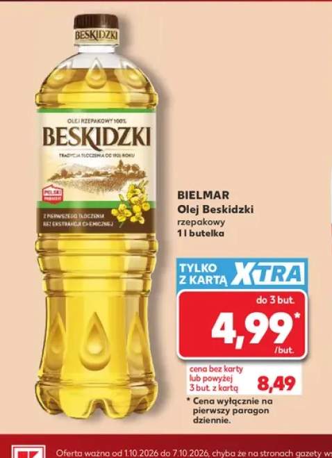 Olej rzepakowy Beskidzki Bielmar