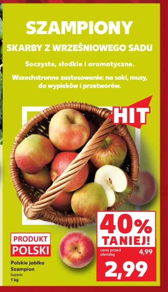 Polskie jabłka Szampion