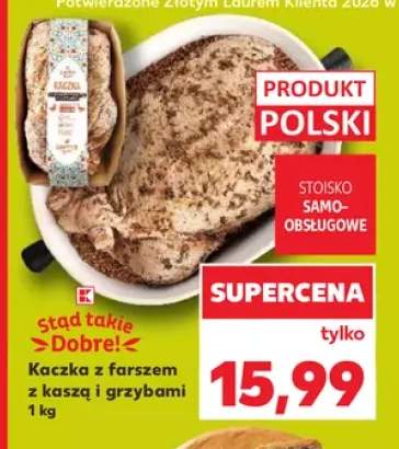 Kaczka z farszem z kaszą i grzybami K Stąd Takie Dobre!
