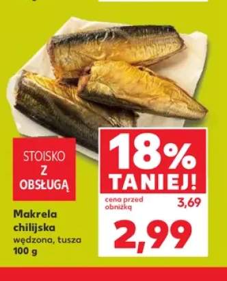 Makrela chilijska wędzona tusza