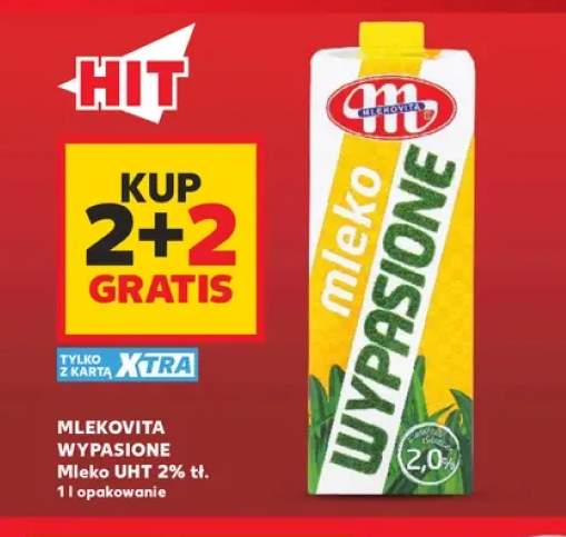 Mleko UHT Mlekovita Wypasione 2%