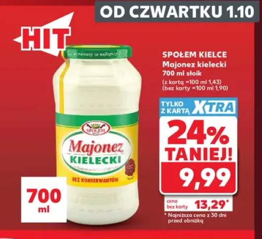 Majonez kielecki Społem Kielce