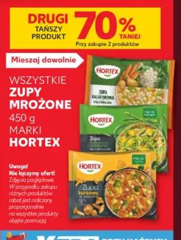 Zupy mrożone 450 g marki Hortex +3 warianty