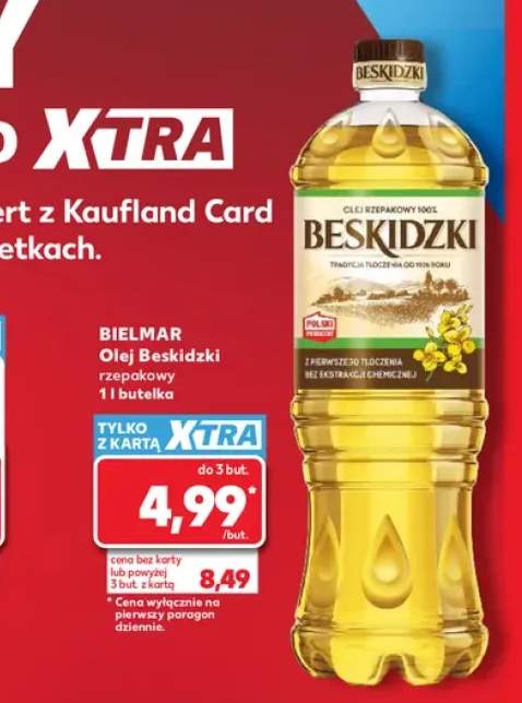 Olej rzepakowy Beskidzki Bielmar