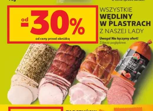 Wędliny w plastrach z Naszej Lady