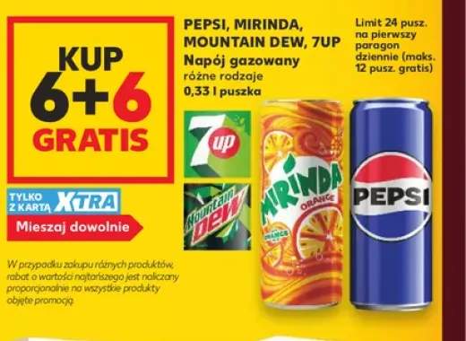 Napój gazowany 7UP +3 warianty