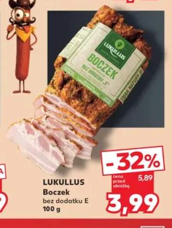 Boczek bez dodatku E Lukullus