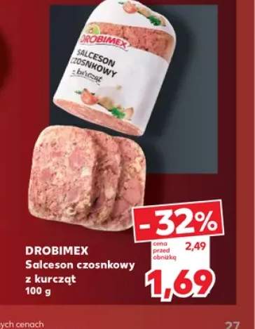 Salceson czosnkowy z kurcząt Drobimex