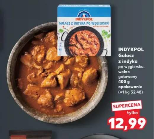 Gulasz z indyka po węgiersku wolno gotowany Indykpol