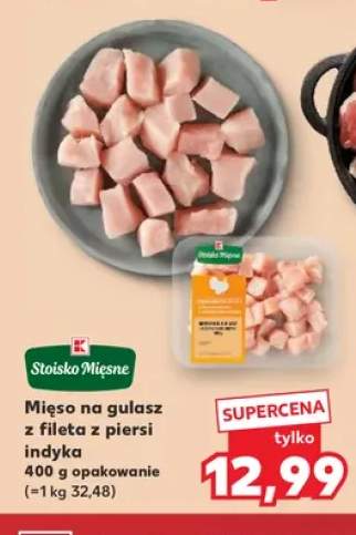 Mięso na gulasz z fileta z piersi indyka Stoisko Mięsne