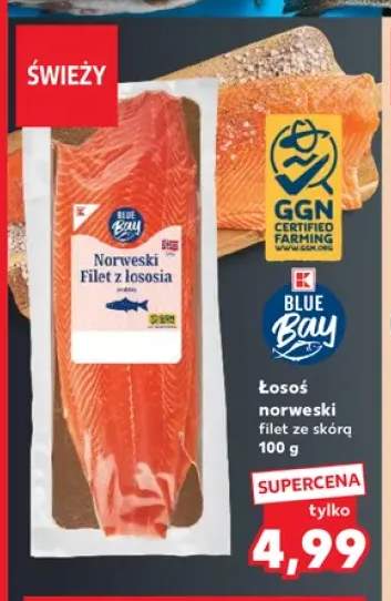 Łosoś norweski filet ze skórą Blue Bay