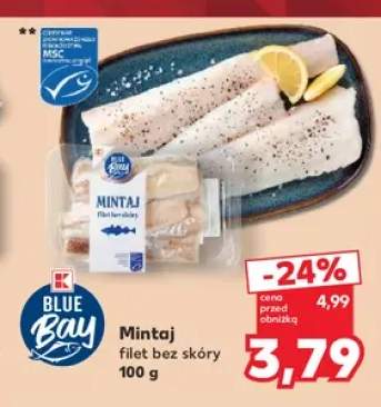 Mintaj filet bez skóry Blue Bay