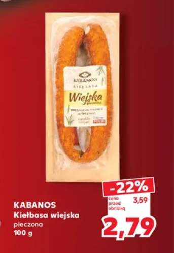 Kiełbasa wiejska pieczona Kabanos