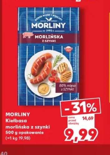 Kiełbasa morlińska z szynki Morliny