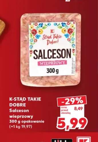 Salceson wieprzowy K-Stąd Takie Dobre
