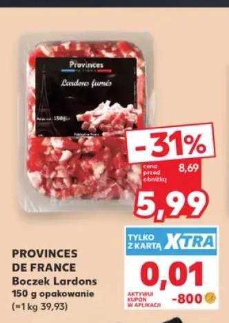 Boczek Lardons Provinces de France