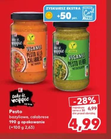 Pesto bazyliowe Take It Veggie +1 wariant