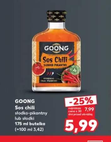 Sos chili słodko-pikantny Goong +1 wariant