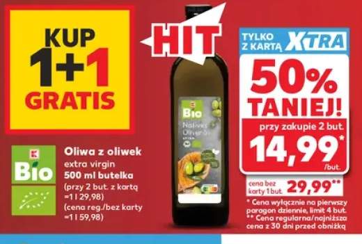 Oliwa z oliwek extra virgin K-Bio