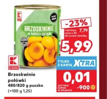 Brzoskwinie połówki K-Classic