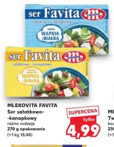 Ser sałatkowo-kanapkowy Favita Mlekovita