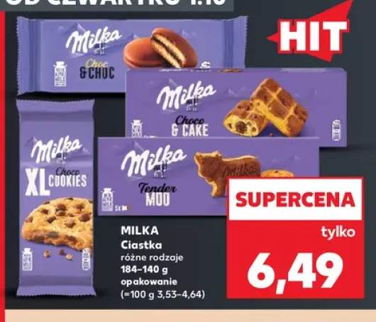 Ciastka Choc & Choc Milka +3 warianty