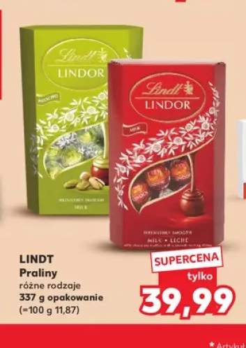 Praliny Lindor Pistachio Lindt +1 wariant