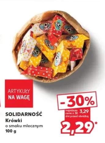 Krówki o smaku mlecznym Solidarność