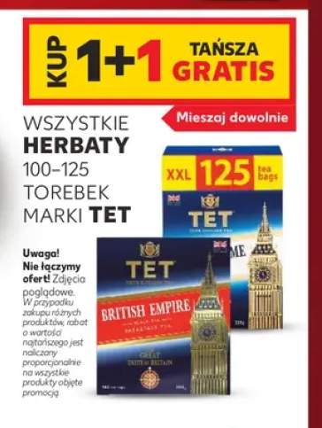 Herbaty 100-125 torebek marki TET +2 warianty