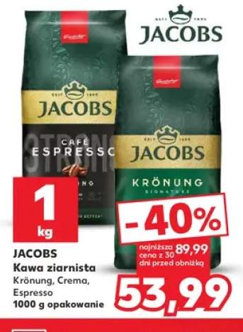 Kawa ziarnista Krönung Jacobs +2 warianty