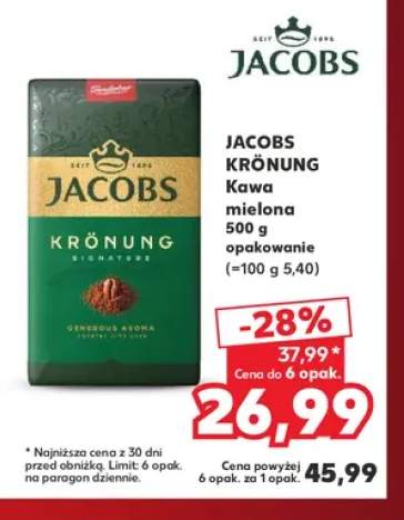 Kawa mielona Jacobs Krönung