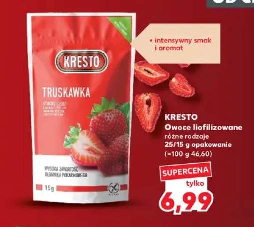 Owoce liofilizowane Kresto