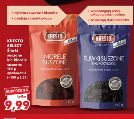 Śliwki suszone Kresto Select +1 wariant