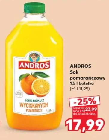 Sok pomarańczowy Andros