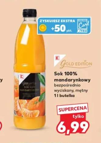 Sok mandarynkowy bezpośrednio wyciskany mętny Gold Edition 100%