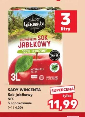 Sok jabłkowy NFC Sady Wincenta
