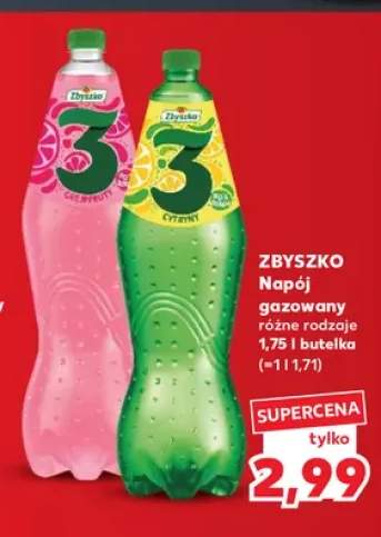 Napój gazowany 3 Grejpfruty Zbyszko +1 wariant