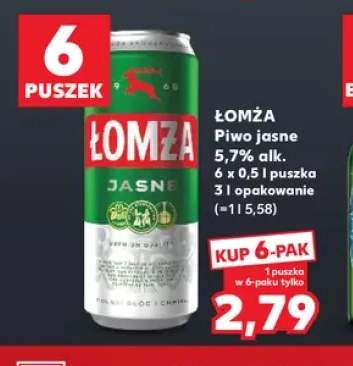 Piwo Łomża 5,7% alk. 6-pak
