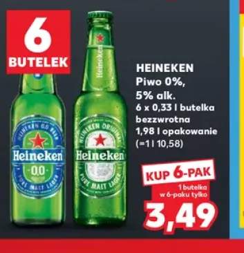 Piwo bezalkoholowe Heineken 6-pak +1 wariant