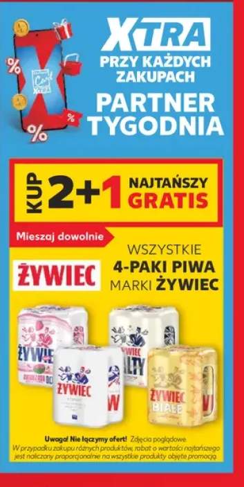 4-paki piwa marki Żywiec +4 warianty
