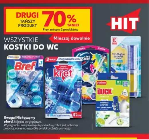 Kostki do WC +5 wariantów